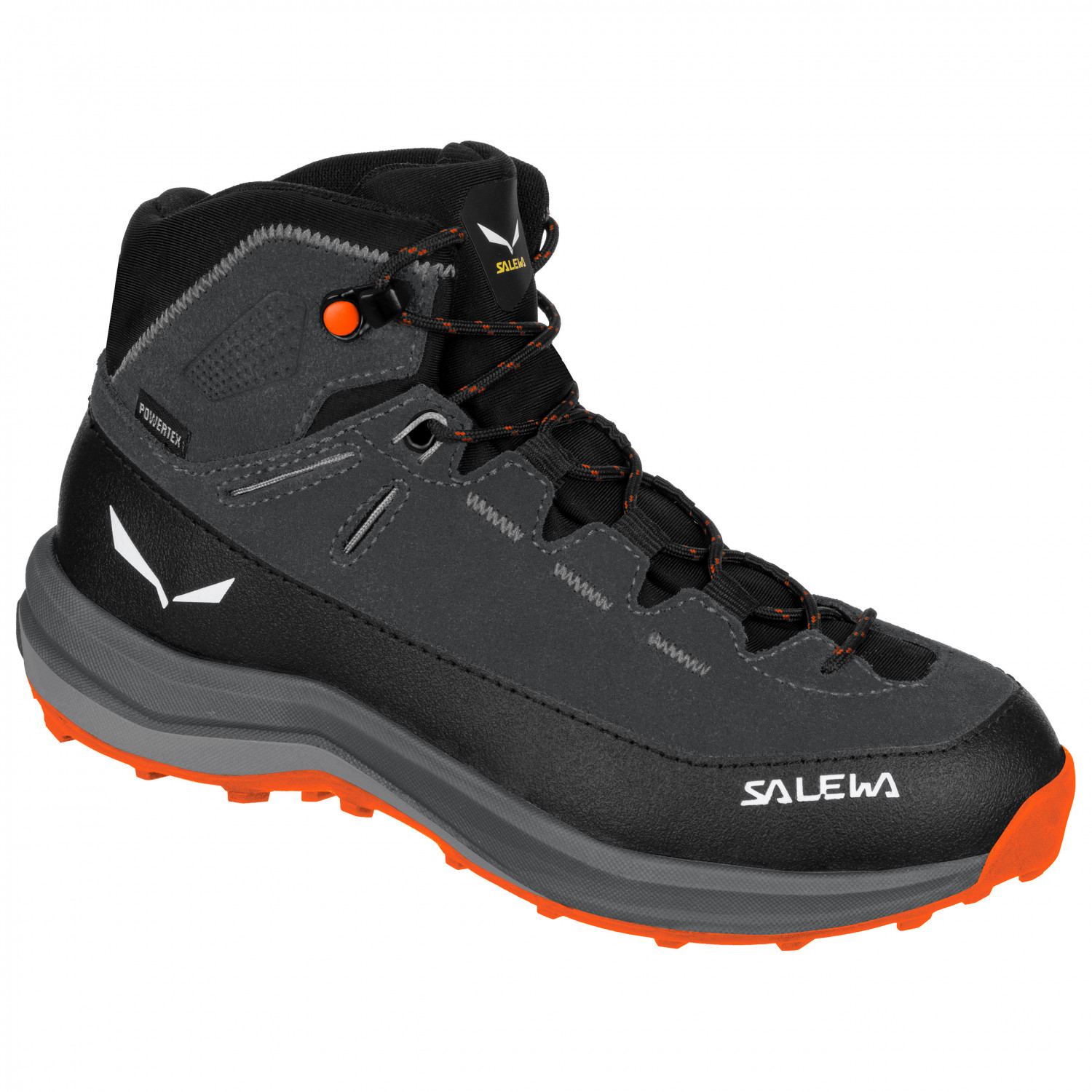 

Ботинки для прогулки Salewa Kid's MTN Trainer 2 Mid PTX, цвет Onyx/Alloy