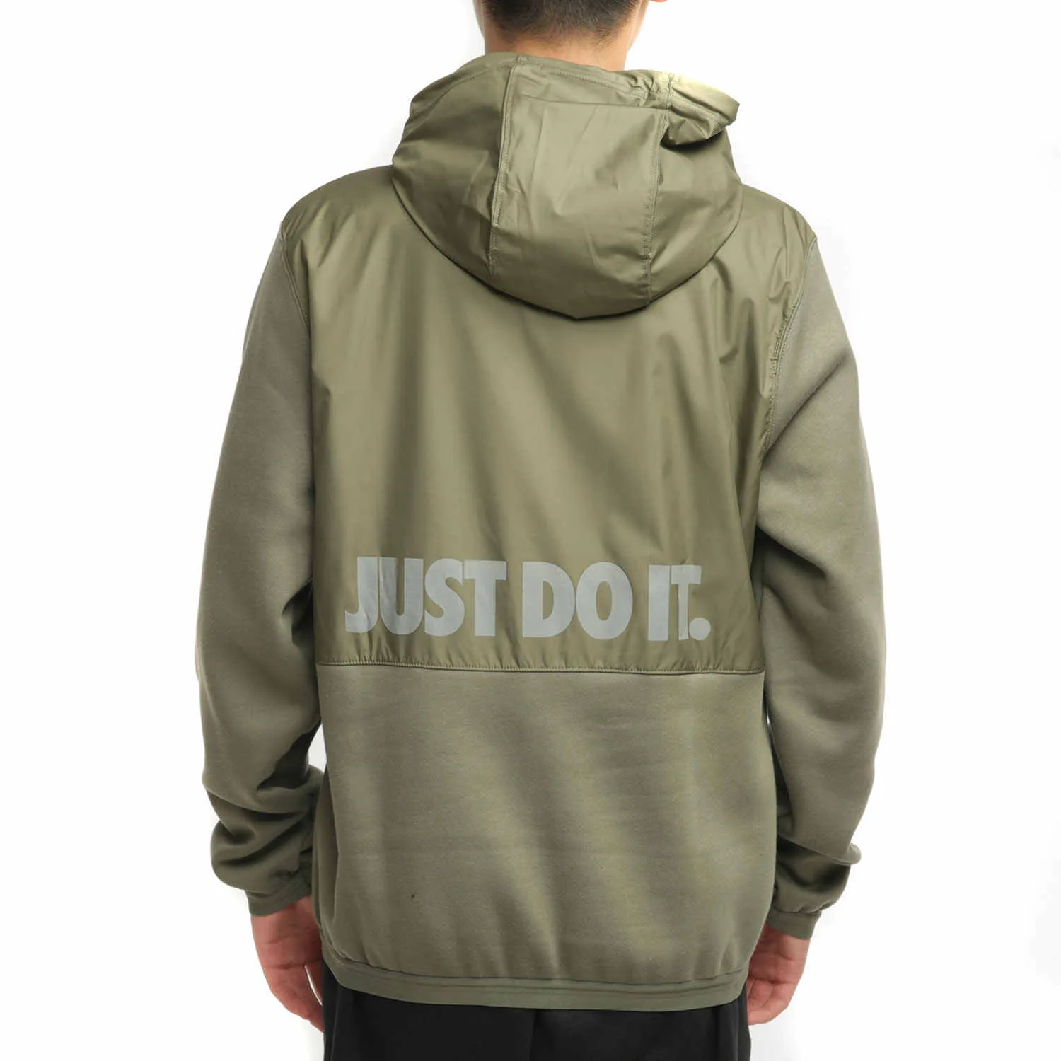 Nike Толстовка мужская с капюшоном, цвет Twilight Yellow, умеренная посадка, обычная длина — фото 3