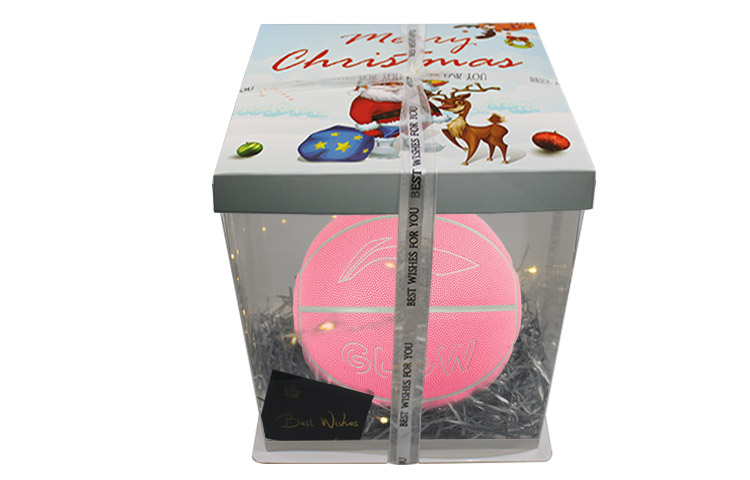 

LINING Баскетбольный мяч badfive pu розовый размер 7 светящийся в темноте unisex