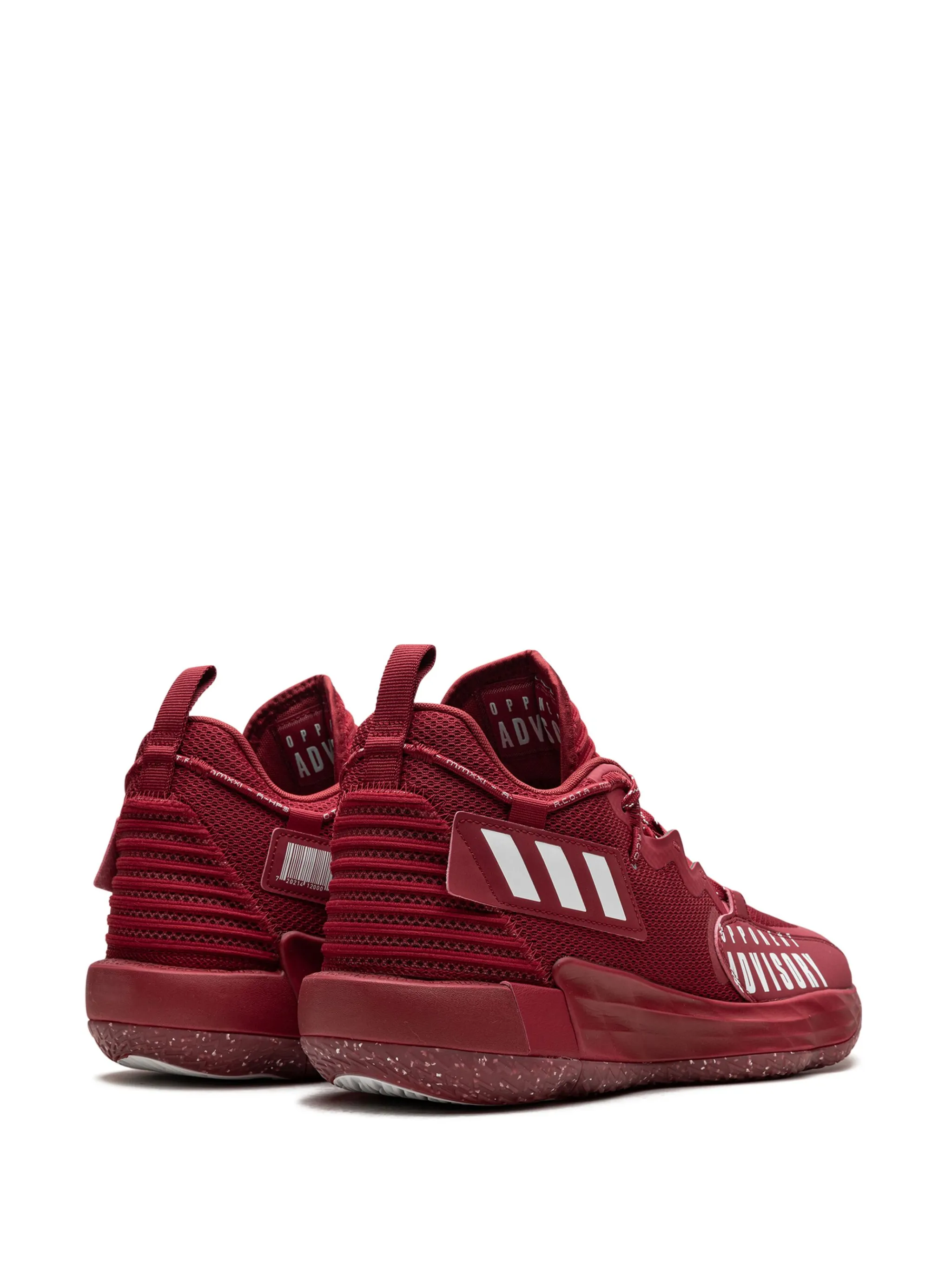 Кроссовки Dame 7 EXTPLY Opponent Advisory Adidas, красный — фото 3