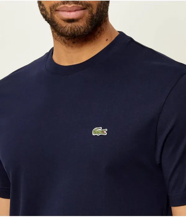 Футболка classic fit Lacoste, темно-синий — фото 4