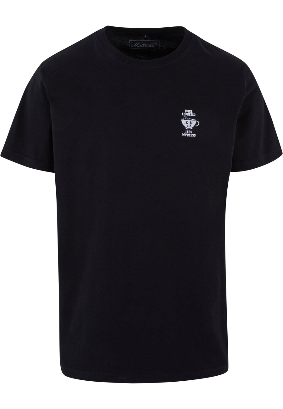 

Рубашка Mister Tee More Espresso Less Depresso, черный