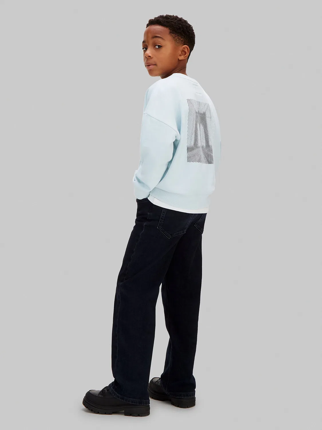 Джинсы Calvin Klein Jeans Baggy Jeans Skater черного цвета — фото 4
