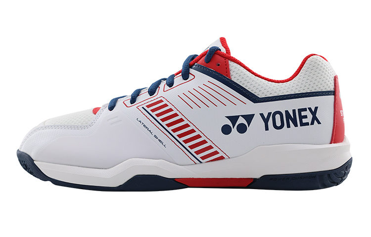 

Кроссовки YONEX Badminton Shoes Unisex Low-top White/Red, белый/красный