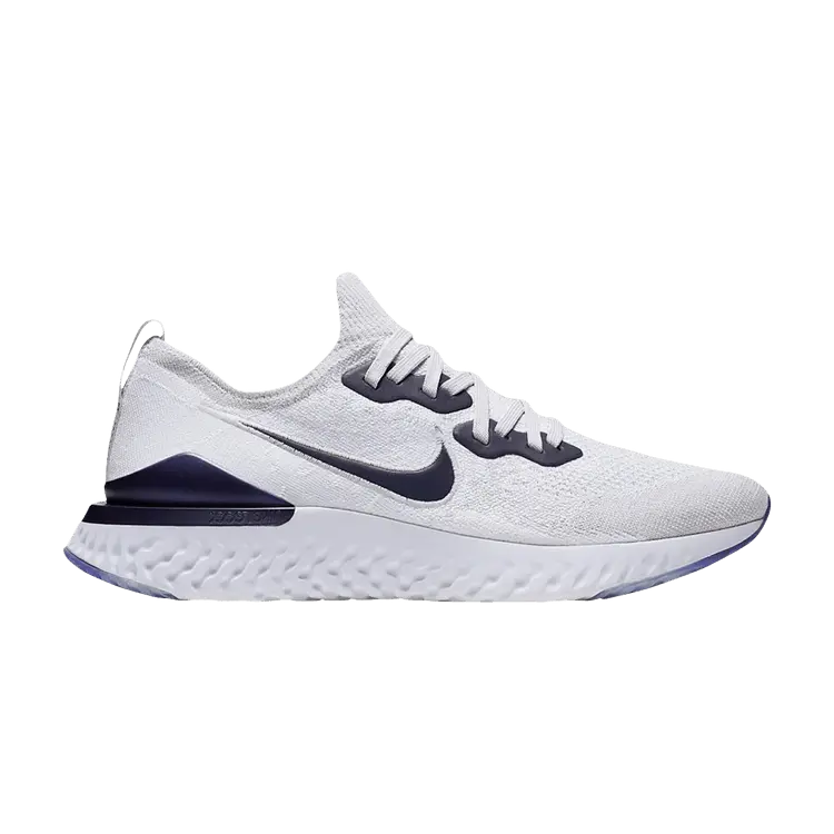 

Кроссовки Nike Epic React Flyknit 2 'Vast Grey Court Purple', серый