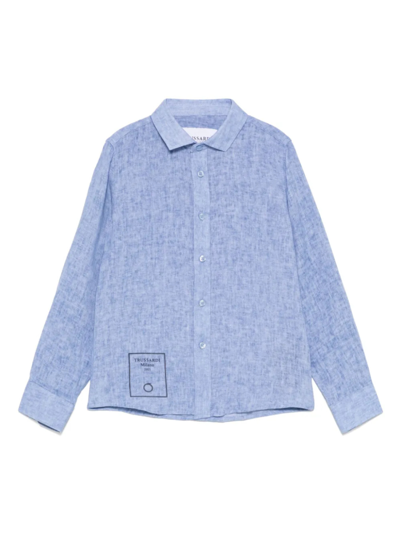 

Футболка с логотипом TRUSSARDI JUNIOR, синий