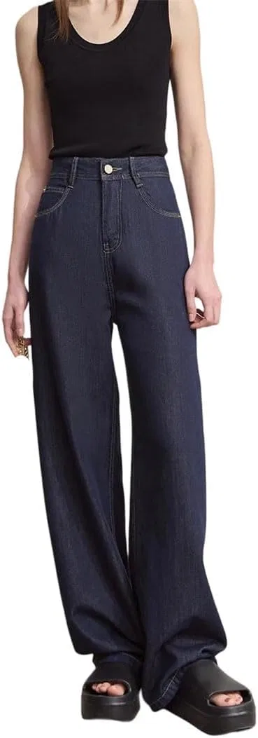 Джинсы, свободные, Vintage, Blue