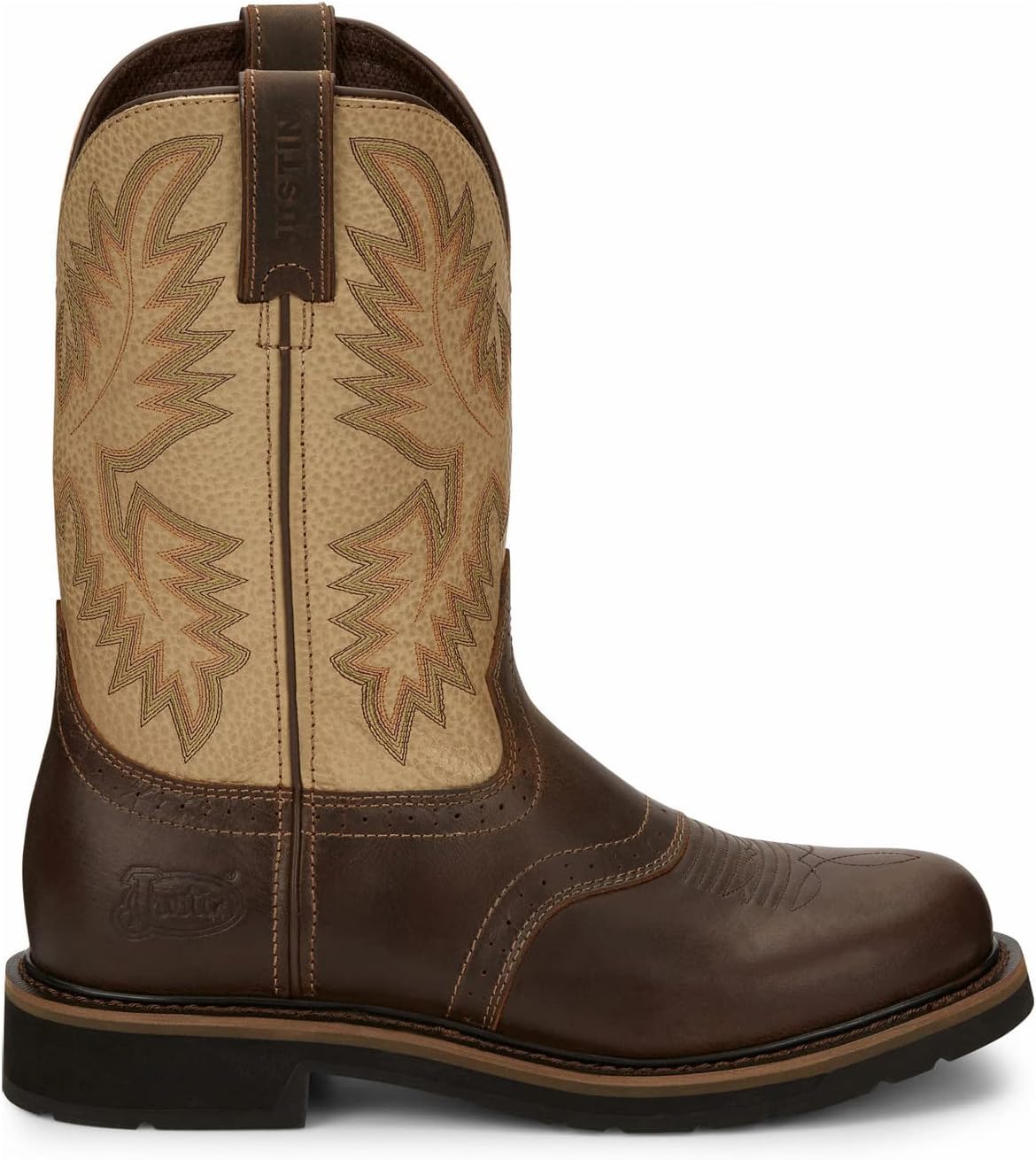 Мужские ботинки Justin Boots Superintendent, 28 см, золотисто-коричневый — фото 2