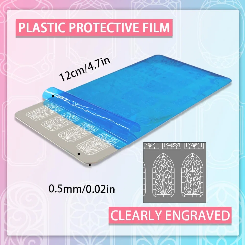 Набор трафаретов для стемпинга PH PandaHall Ph Pandahall — фото 2