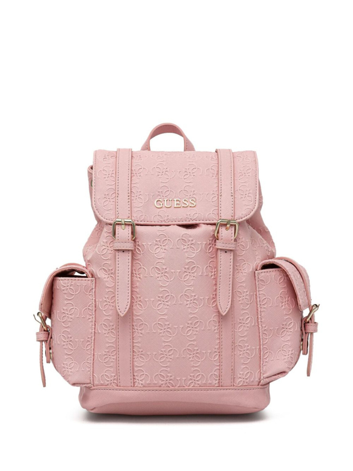 

Рюкзак с тисненым логотипом GUESS USA, розовый