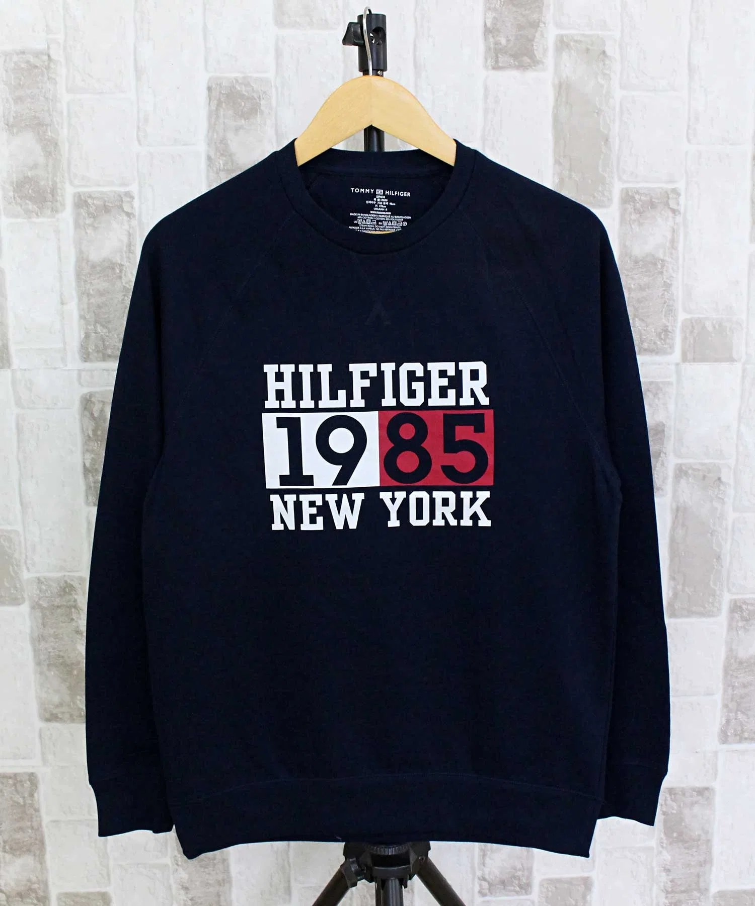Мужская футболка TOMMY HILFIGER с длинным рукавом и логотипом