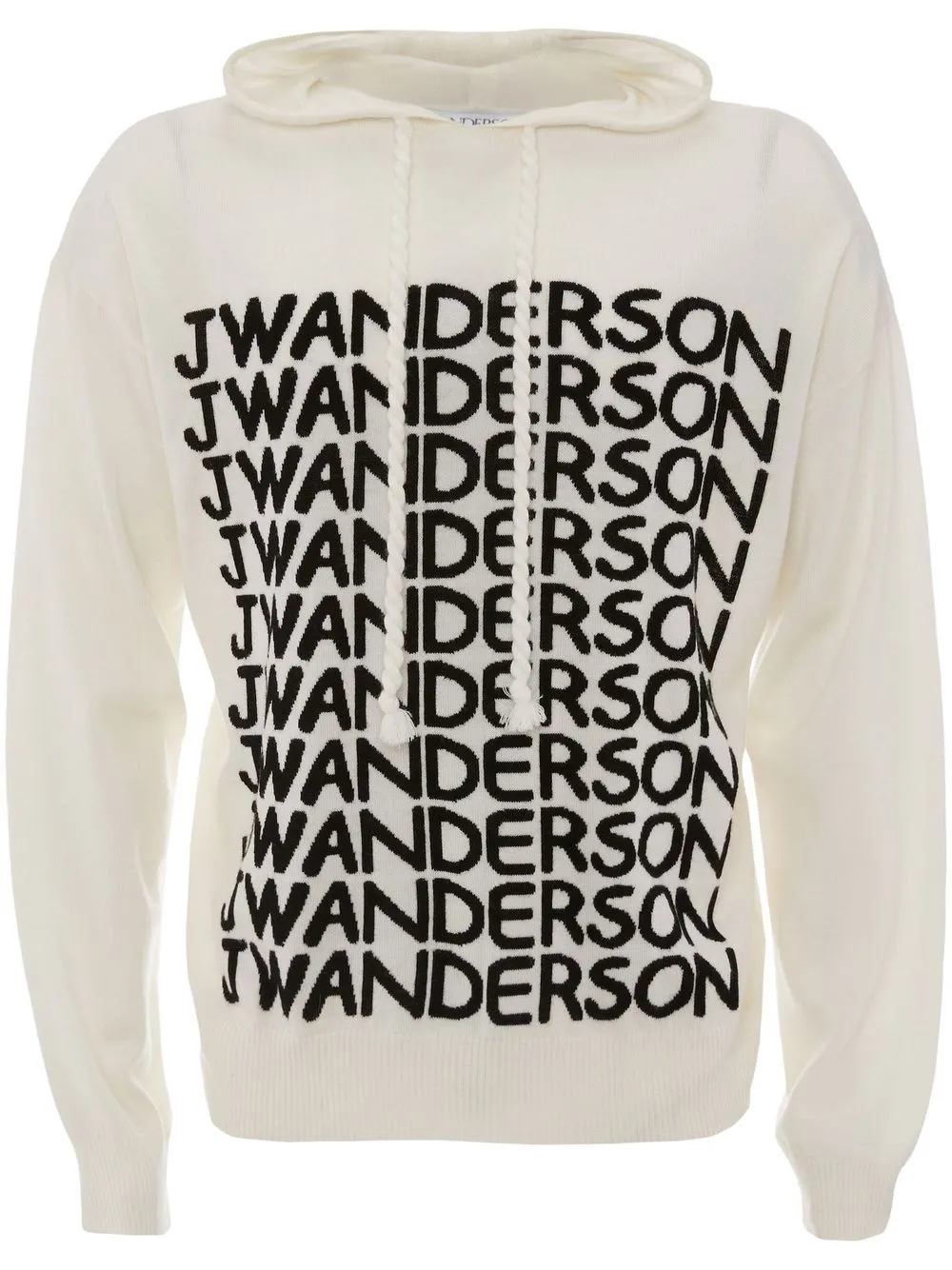 

Худи с длинными рукавами и логотипом JW ANDERSON, белый
