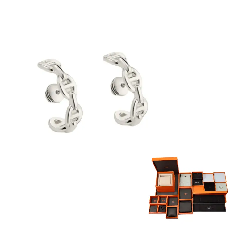 HERMES Серьги из стерлингового серебра 925 пробы