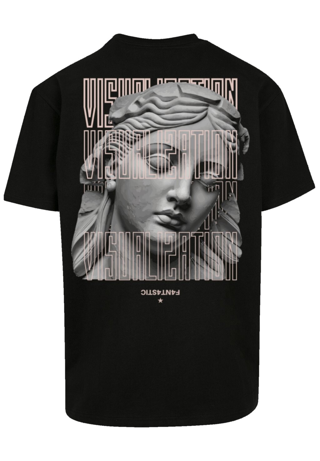 

Футболка с принтом SCULPTURE VISUALIZATION F4NT4STIC, черный