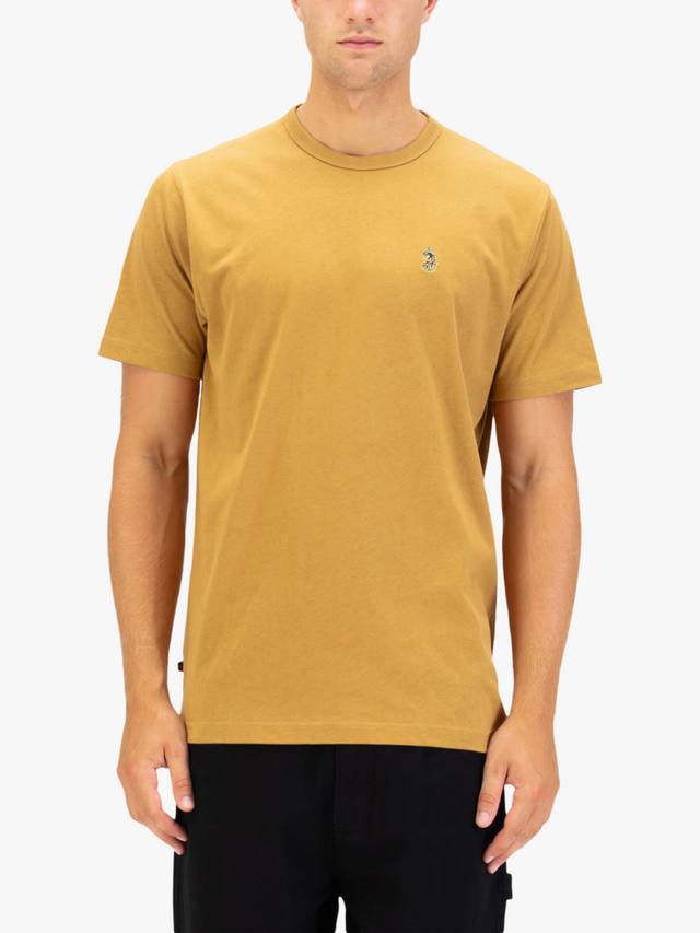 

Футболка Traff Cotton с коротким рукавом и круглым вырезом LUKE 1977, French Mustard