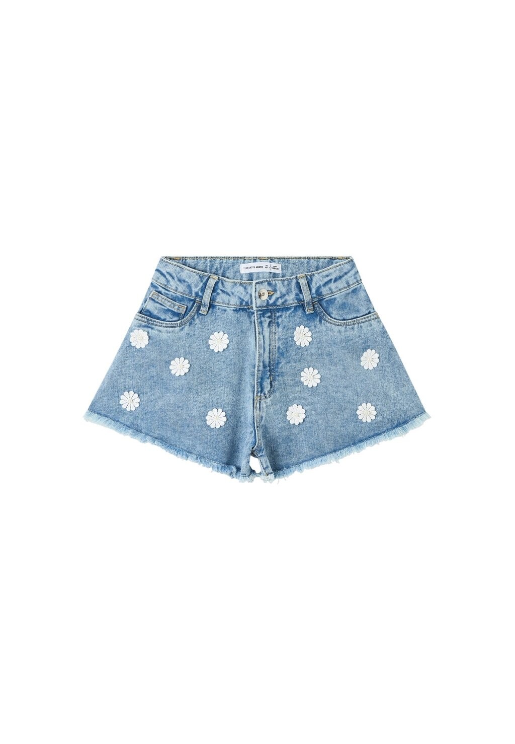 

Джинсовые шорты CON APPLICAZIONI Terranova, цвет Blu Denim Chiaro