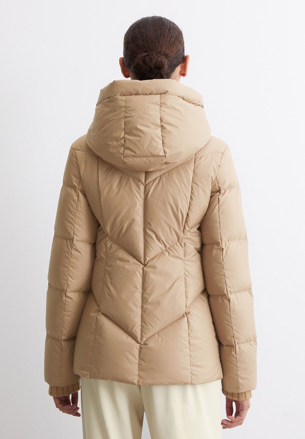

Пуховик WITH HOOD POCKETS Marc O'Polo, бежевый