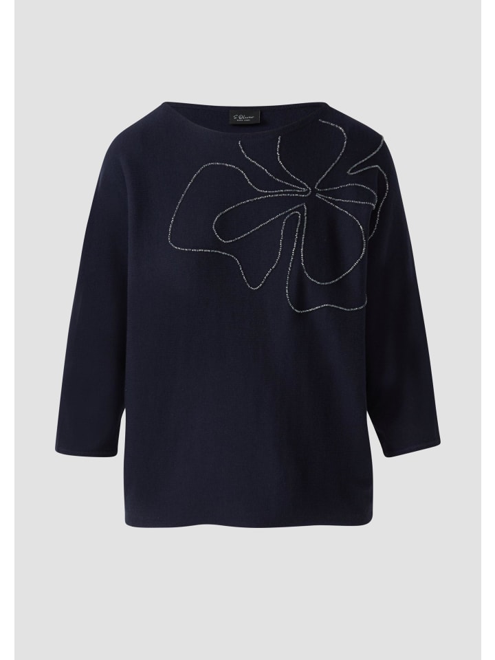 

Вязаный свитер цвета 5959_navy s.Oliver