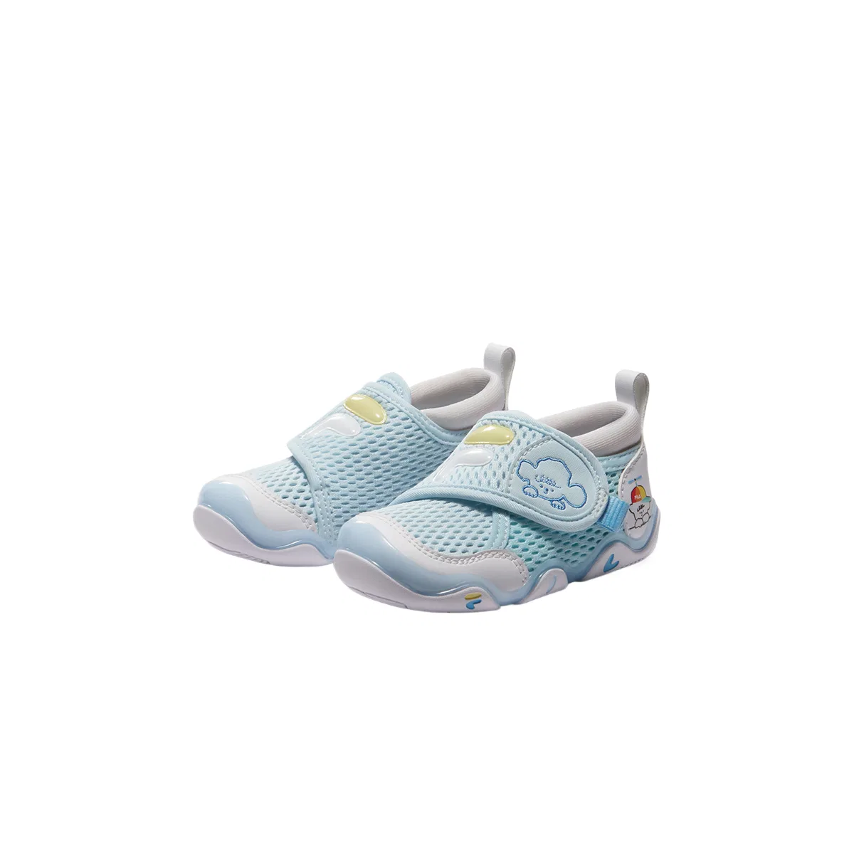 Кроссовки FILA KIDS из синтетической кожи, светло-голубые — фото 4