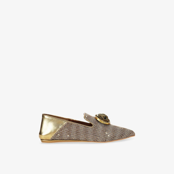 Балетки Kurt Geiger London с острым носком, бежевый