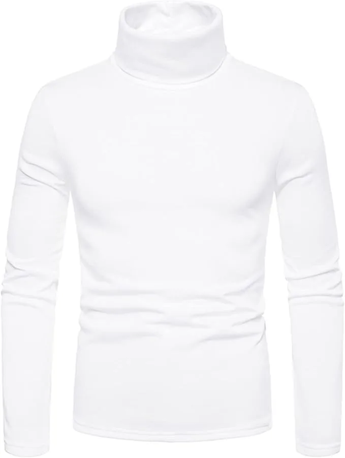 

Мужской свитер Slim Fit с воротником-стойкой, эластичный, легкий