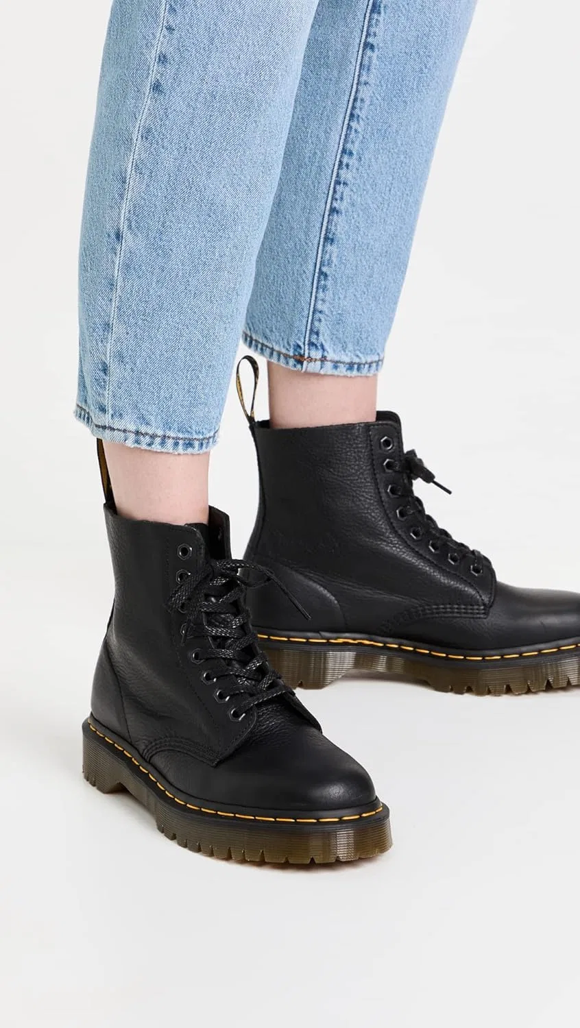 Ботинки Dr. Martens унисекс Dr. Martensbovver, Black — фото 2