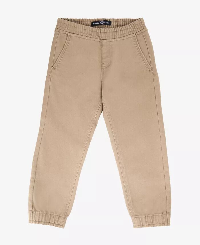 

Брюки Jogger Commuter с эластичной талией для маленьких мальчиков XRAY, коричневый/бежевый