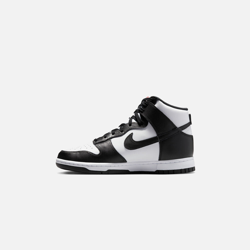 Кроссовки Nike WMNS Dunk High, цвет White/Black/University Red — фото 3