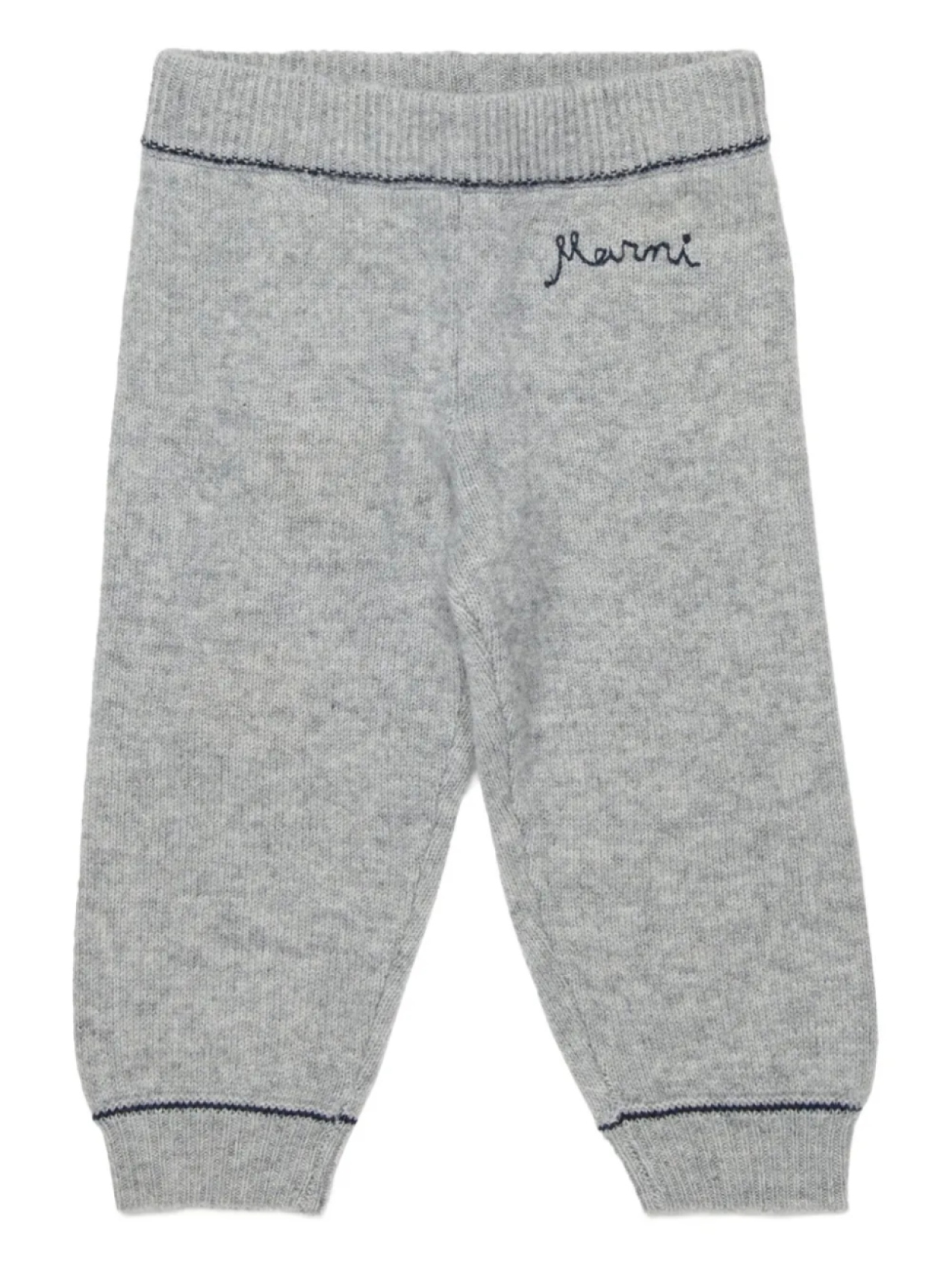 

Marni Kids джоггеры с логотипом, серый