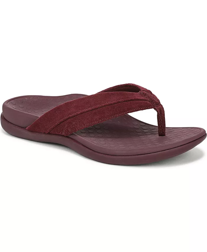 Женские пляжные шлепанцы Thong Vionic, красный