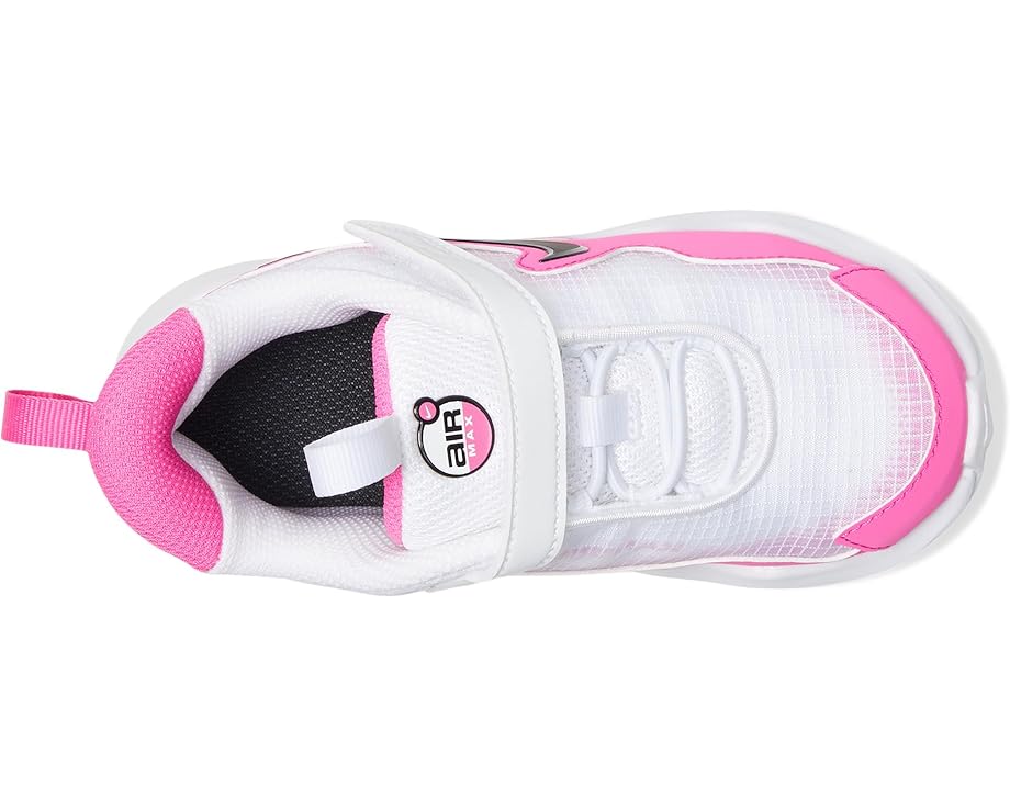 Кроссовки Nike Kids Air Max Nova, цвет White/Black/Laser Fuchsia — фото 2