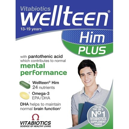 

Vitabiotics Wellteen Him Plus 56 таблеток/капсул