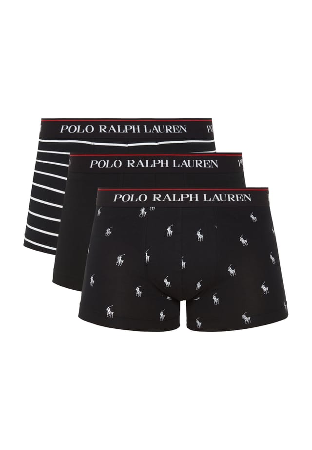 

Штаны 3 шт. в упаковке Polo Ralph Lauren, черный