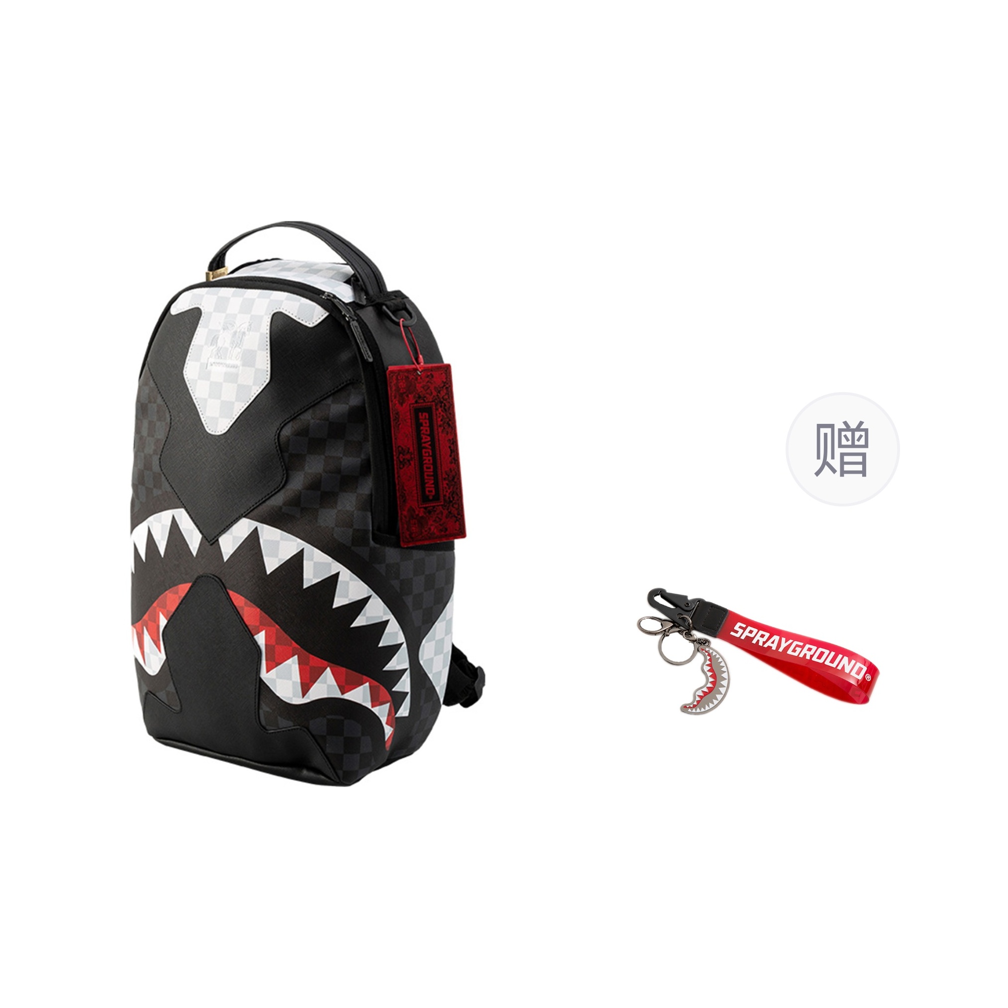 

SPRAYGROUND Повседневный рюкзак из ПВХ унисекс черный, Black (Comes with Bag Charm)