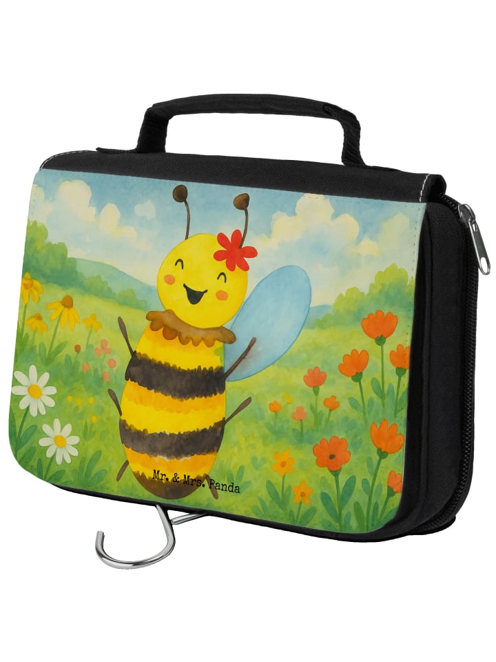 

Mr. & Mrs. Panda Косметичка Bee, Happy Design, без слогана, белого цвета