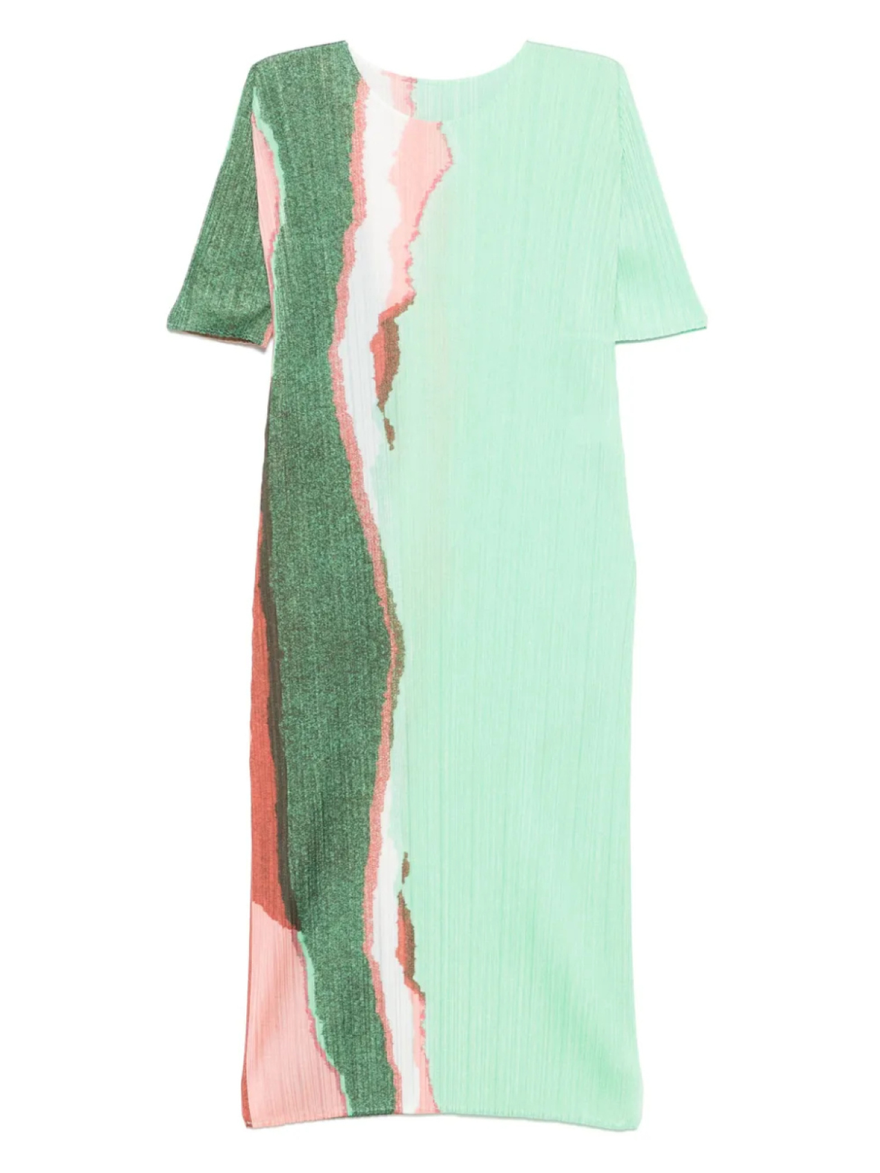 

Платье миди Grainy Colors Pleats Please Issey Miyake, зеленый