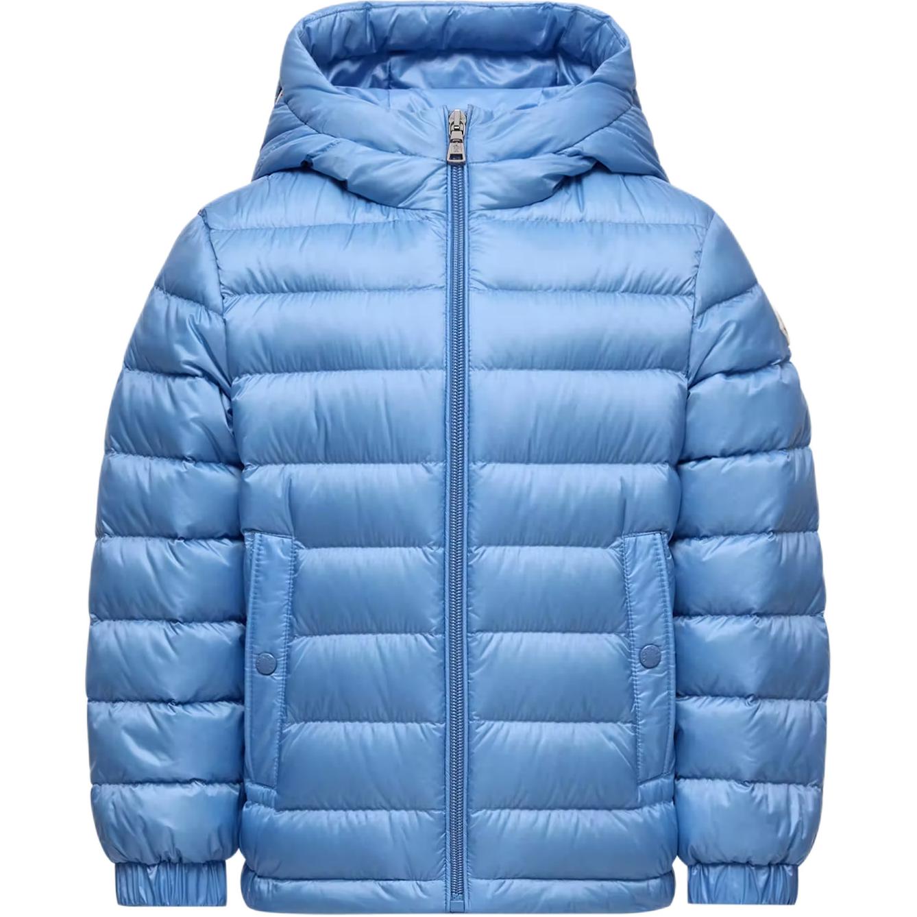 

SS26 Dilar худи-пуховик детский Moncler, светло-синий