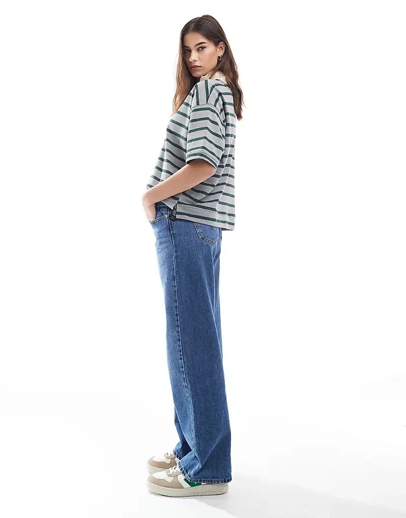 Джинсы Levi's Superlow свободного кроя, средне-синего цвета — фото 3