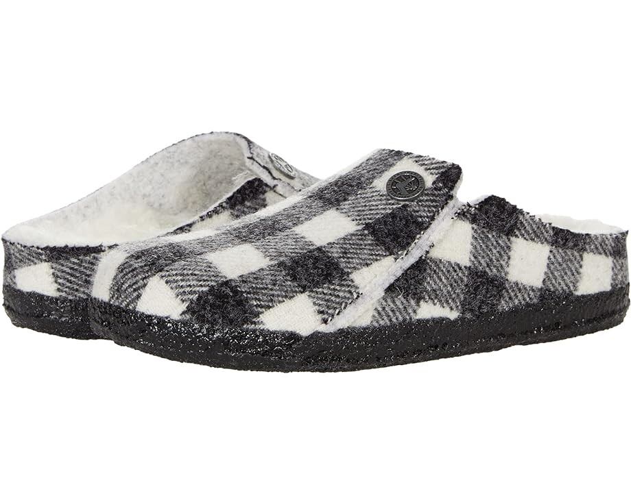 

Домашняя обувь Birkenstock Zermatt Shearling, цвет Plaid White/Natural