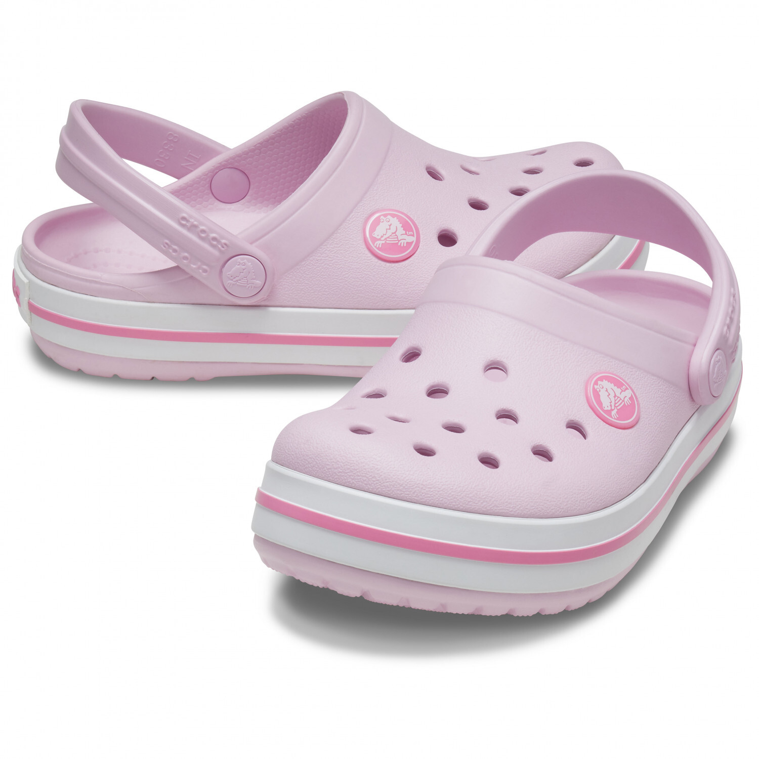Сандалии Crocs Kid's Crocband Clog T, цвет Ballerina Pink — фото 4