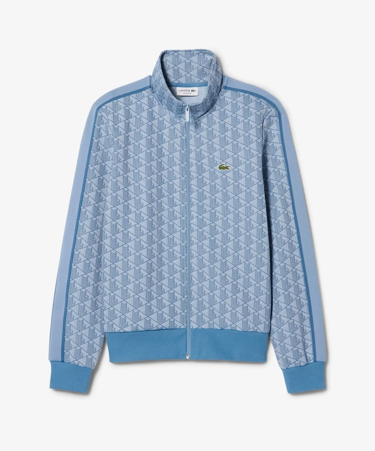 Трек-джекет Monogram из монограм-жаккарда, аква