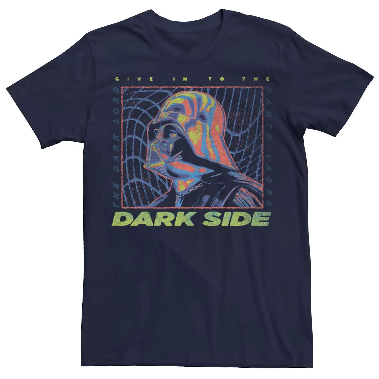 

Мужская футболка Vader Thermal Give In The Dark Side, Синяя Star Wars, синий