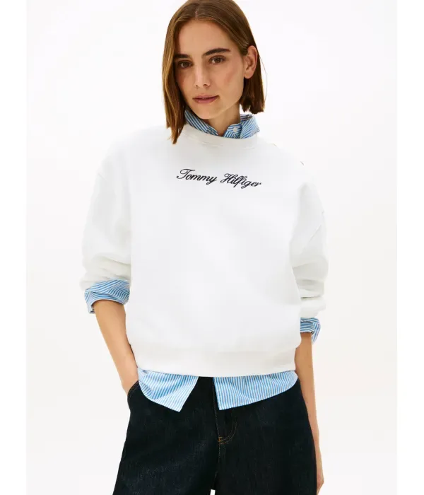 Толстовка relaxed fit Tommy Hilfiger, экрю