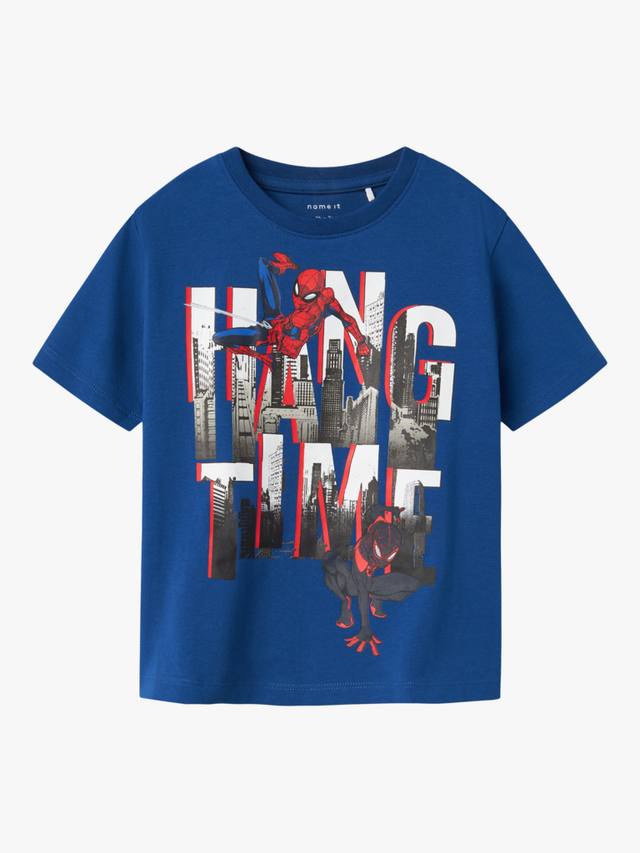 

Детская футболка с коротким рукавом Spider Man NAME IT, Blue/Multi