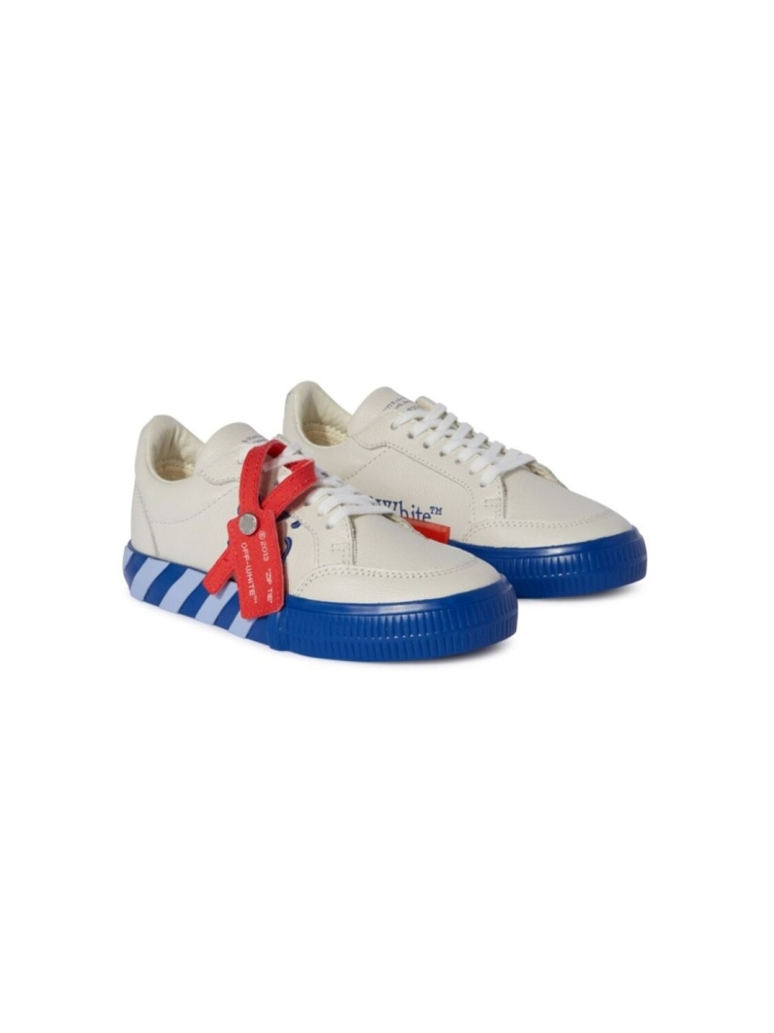 

Off-White Kids кеды Low Vulcanized, белый