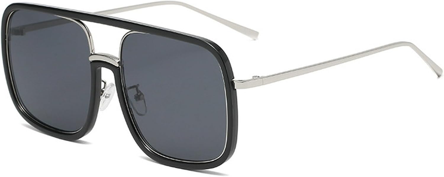 

Модные большие квадратные солнцезащитные очки для женщин и мужчин в стиле ретро, ​​солнцезащитные очки-щитки с градиентным переходом, защита от УФ-излучения UV400 mincl, C1