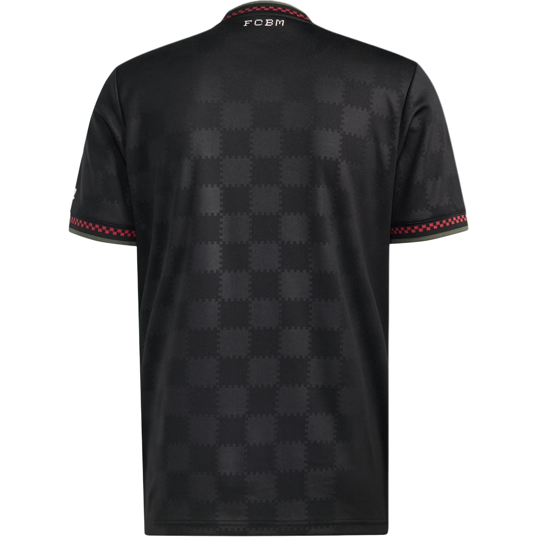 Adidas с AdiClub футболка Bayern 25/26 Third Adidas Originals, черный/слоновая кость — фото 2