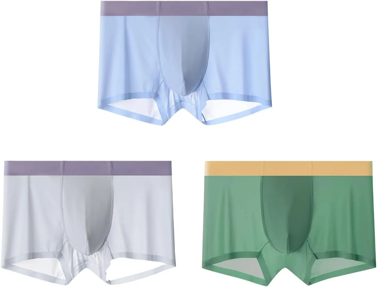 Боксеры, дышащие, 3pcs Mixed Color 01