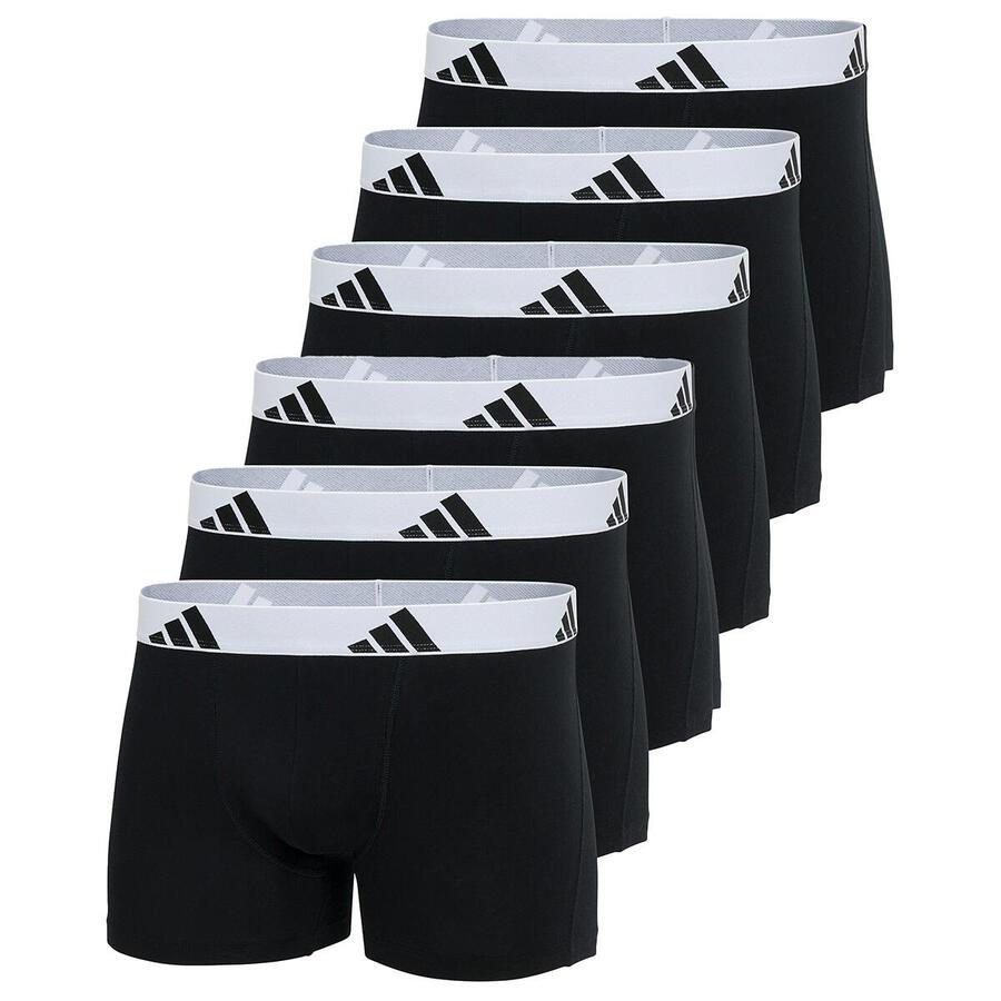 

ADIDAS Мужские шорты/брюки в ретро-стиле – упаковка из 6 шт., Active Flex Cotton