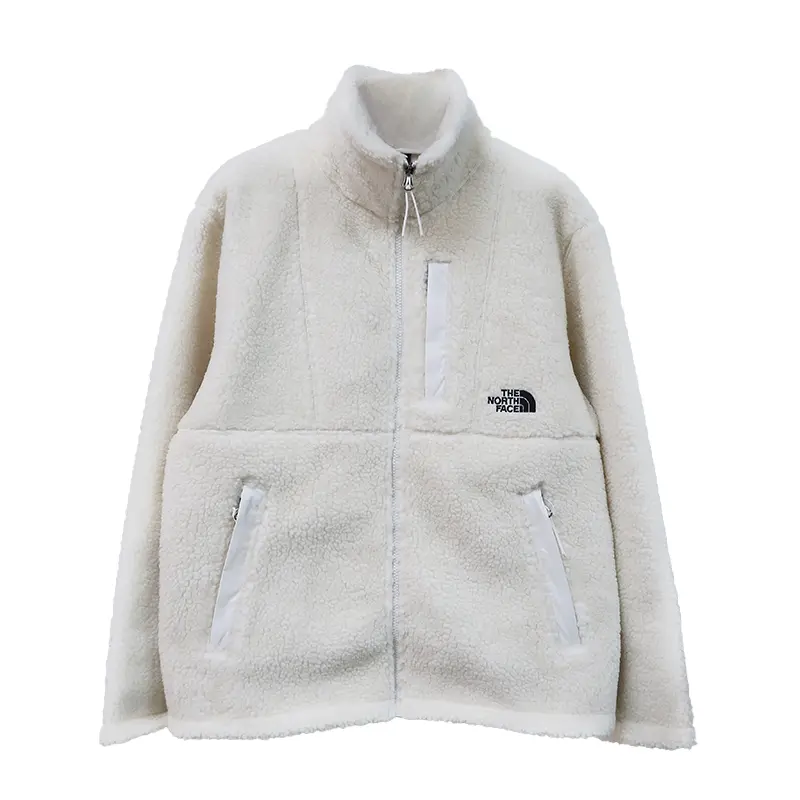 

THE NORTH FACE Белое пальто унисекс с бархатистой текстурой, White
